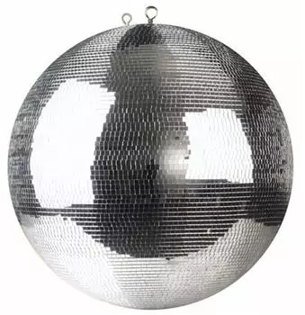 SATISFIRE Spiegelkugel 30cm, Echtglas, Sicherheitsaufhängung (PREMIUM)