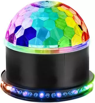 Showlite PBM-9 Mini-Party-Ball RGB, musikgesteuert (00073434)