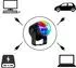 Showlite PBM-5 Mini-Discokugel RGB LED, USB, Musiksteuerung (00069704)