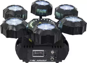 Showtec Airwolf Effektleuchte RGBW, Laser, Stroboskop (43164)