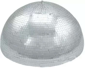 SATISFIRE Spiegel-Halbkugel 40cm mit Motor, silber