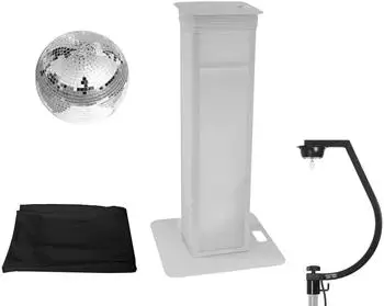 Eurolite Spiegelkugel-Set 30cm mit Motor, Stage Stand und Cover schwarz (154-20000714)