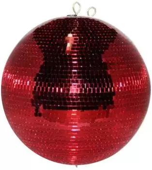 SATISFIRE Spiegelkugel 30cm rot, Echtglas, 10x10mm Spiegel (4251280502029)