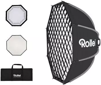 Rollei Quick Folding Parabol Softbox rund 45cm mit Grid & Speedring Bowens (28922)