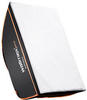 Walimex pro Softbox PLUS Orange Line 75x150 - Schwarz - Weiß - Aluminium - Baumwolle