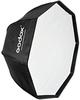 Godox SB-GUE120, Godox Paraplu Softbox Bowens 120cm met Grid (Softbox, 120 cm)
