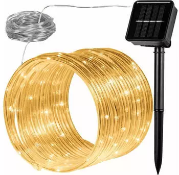 Voltronic LED-Lichterschlauch 100 led Solar Batterie (30010207) Voltronic LED-Lichterschlauch 100 led Solar Batterie (30010207)