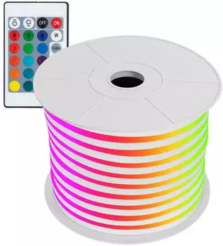 LEDKIA LIGHTING Neon LED-Streifen Dimmbar 220V RGB Halbkreisförmig 180° 50m IP67 (88603_184776)