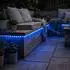 Globo LED-Lichtschlauch blau, transparent, IP44, 600cm (2er-Set)