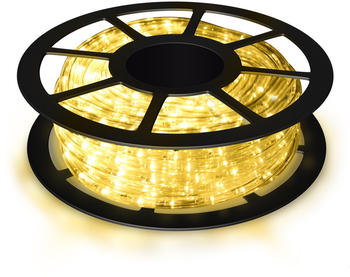 Costway LED Lichterschlauch Warmweiß 10m