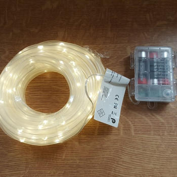 Nipach LED Mini-Lichtschlauch 10m 5mm warmweiß Timer Batterie Fernbedienung BA11264 Nipach LED Mini-Lichtschlauch 10m 5mm warmweiß Timer Batterie Fernbedienung BA11264