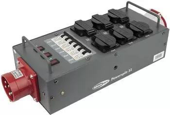 Showtec Split-Power 32 Stromverteiler CEE 32A mit Sicherung