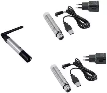 Eurolite QuickDMX Set 1x Sender + 2x Akku-Empfänger (20000900)