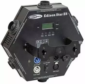 Showtec Edison Star E6 DMX LED-Dimmer 6x E27-Fassung (Edison Star E6)