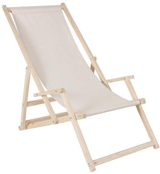 Mucola Sonnenliege klappbar Beige (10002000)