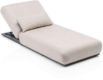 Kettler Ego Gartenliege Aluminium/Sunbrella Anthrazit Matt/Frosty-Chine