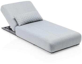 Kettler Ego Gartenliege Aluminium/Sunbrella Anthrazit Matt/Natte-linen