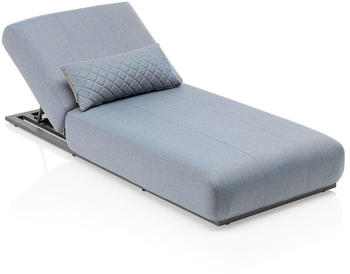 Kettler Ego Gartenliege Aluminium/Sunbrella Anthrazit Matt/Carbon-Sky