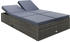 Casaria Sonnenliege 200x115x33cm Polyrattan grau/anthrazit (996904)