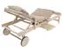 bellavista Home & Garden St. Tropez Sonnenliege mit ausziehbaren Seitentisch Holz