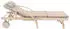 bellavista Home & Garden St. Tropez Sonnenliege mit ausziehbaren Seitentisch Holz