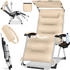 Kesser Liegestuhl mit Dach beige (27264)