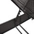 vidaXL Sonnenliege mit Auflage Schwarz Poly-Rattan (4002719)