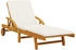 vidaXL Sonnenliegen 2 Stk. mit Auflagen 200x68x83 cm Massivholz Akazie 200 x 68 x 30-83 cm (3206372)