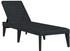 vidaXL Sonnenliege Anthrazit 186x60x29 cm PP (364221)