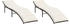 vidaXL Sonnenliegen 2 Stk. mit Auflagen Braun Polyrattan 55 x 199 x 50/68/82/89 cm (3277302)