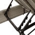 vidaXL Doppel-Sonnenliege mit Kissen Hellgrau Polyrattan 118 x 200 x 50,5/62,5/73,5/83 cm (368184)
