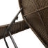 vidaXL Doppel-Sonnenliege mit Auflagen Braun Polyrattan 110 x 200 x 75 cm (368091)