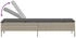 vidaXL Sonnenliegen mit Auflagen 2 Stk. Hellgrau Polyrattan 198 x 55 cm (3261592)