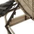 vidaXL Sonnenliegen 2 Stk. mit Dach und Tisch Hellgrau Polyrattan (3261574)