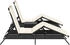 vidaXL Sonnenliegen 2 Stk. mit Tisch Schwarz Polyrattan 170/200 x 59 x 26/50/64/75/85 cm (4002710)