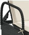 vidaXL Sonnenliegen mit Auflagen 2 Stk. Schwarz Polyrattan (3261434)
