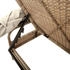 vidaXL Sonnenliegen 2 Stk. mit Dach und Tisch Beige 62 x 200 x 130 cm Polyrattan (3261573)