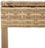 vidaXL Sonnenliegen 2 Stk. mit Dach und Tisch Beige 62 x 200 x 130 cm Polyrattan (3261573)