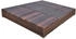 vidaXL Outdoor-Loungebett mit Sonnenschirm Polyrattan Braun (42949)