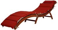 Garden Pleasure Gartenliege "NASSAU" mit Wendeauflage