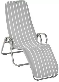 Acamp Calypso B&auml;derliege Stahl/Textilene platin denver (56256)