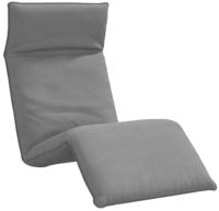 vidaXL Sonnenliege Klappbar Grau 175x54x8,5 cm Oxford-Gewebe