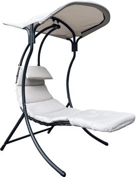 Leco Dream Chair 2.0 mit Sonnendach und Auflage lichtgrau (4736007214)