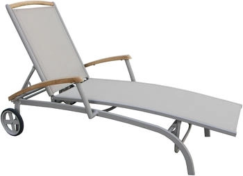Brafab Gartenliege Khaki/Beige