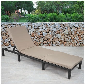 MCW Poly-Rattan Anthrazit Weiß Kunststoff 60x71x198 cm (63917)
