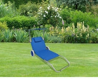 Gartenliege Blau