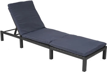 MCW Poly-Rattan Anthrazit Grau Kunststoff 60x71x198 cm (63916)