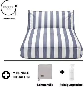 Blomus Outdoor-Bett Stay lily white/key largo
