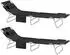 SoBuy 2-er Set Gartenliege (OGS35) schwarz