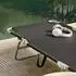 SoBuy 2-er Set Gartenliege (OGS35) schwarz